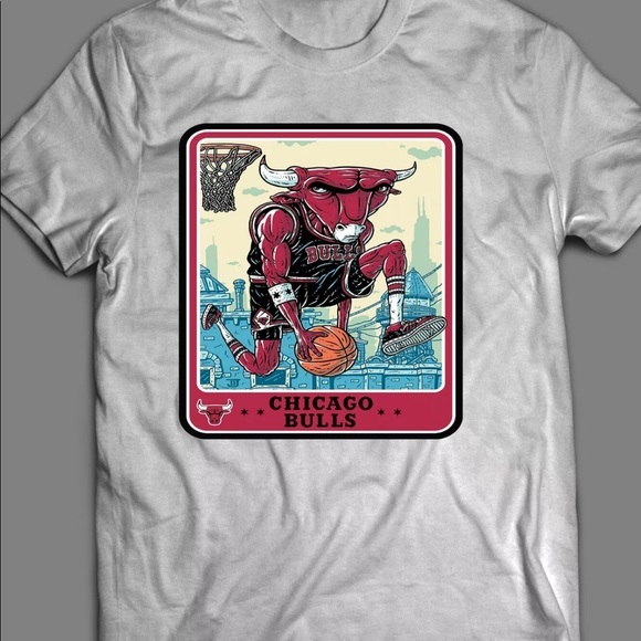 Chicago B-BALL Sick Custom Quality RARE ART S-3XL - Picture 2 of 2